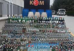 Amasya’da kaçak ve sahte alkol operasyonuna 2 tutuklama