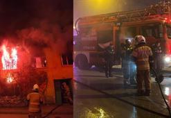 Evde çıkan yangında anne öldü, kızı yaralandı