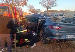 Mardin'de otomobil, TIR'a arkadan çarptı: 1 ölü, 2 yaralı