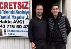 Akülü sandalyeleri ücretsiz tamir eden kişiye iş yeri desteği