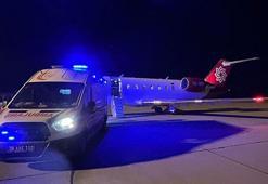 Kars'ta 44 günlük bebek, ambulans uçakla Ankara'ya sevk edildi