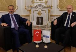 Bakan Fidan, AGİT Genel Sekreteri Sinirlioğlu ile görüştü