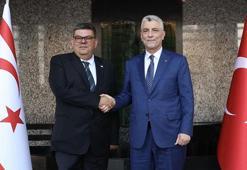 Bakan Bolat, KKTC Maliye Bakanı Berova ile bir araya geldi