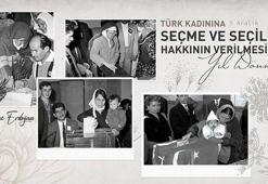 Emine Erdoğan, Türk kadınının seçme ve seçilme hakkını elde edişinin 91'inci yıl dönümünü kutladı