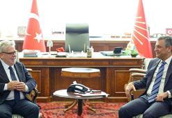 Özgür Özel, AP Raportörü Amor ile bir araya geldi