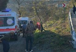 Otomobil fındık bahçesine uçtu; anne ve kızı yaralandı