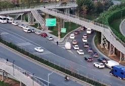 Beykoz'da dron destekli trafik denetimi: 32 sürücüye 69 bin lira ceza