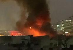 Bakırköy’de kumaş baskı fabrikasında çıkan yangın söndürüldü