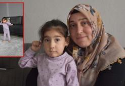 4 yaşındaki SMA'lı Cennet Su, ilk adımlarını attı