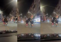 Elektrikli bisikletlerle tehlikeli yolculuk