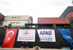 Mersin'den Sudan’a yardım gemisi yola çıktı