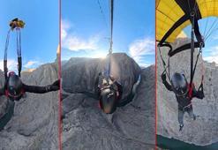 Karanlık Kanyon’da base jump atlayışı nefesleri kesti