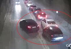 Amasya’da Ferhat Tüneli’ndeki 4 otomobilin karıştığı zincirleme kaza kamerada