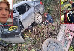 Otomobille çarpışan 3 tekerlekli motosikletteki çift yaşamını yitirdi