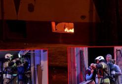 Küçükçekmece'de çıkan yangında 1 'i bebek 2 çocuk 6 kişi itfaiye tarafından kurtarıldı