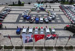 Sivas'ta polis ve jandarmaya 62 yeni araç tahsis edildi