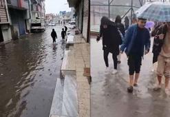 Adana’da sağanak nedeniyle yollar göle döndü