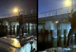 Büyükçekmece Gölü'ne uzun namlulu silahla ateş eden şüpheli yakalandı