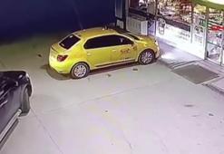 Gasbettiği taksiyle kaza yapınca yaya olarak kaçmaya çalışan şüpheli yakalandı
