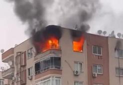 Mersin’de iki ilçede ev yangını