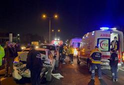 Tekirdağ'da 5 araçlı zincirleme kaza; 5 yaralı