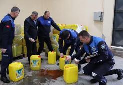 İhraç edilmek üzere hazırlanan su karıştırılmış 73 bin litre sıvı yağ ele geçirildi