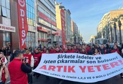 İzmir'de işçilerin eylemi 3'üncü günde devam ediyor