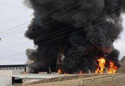 Kırıkkale'de kimya fabrikasında yangın