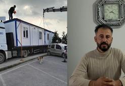 Depremde işçiye verilen konteyner için icra takibi