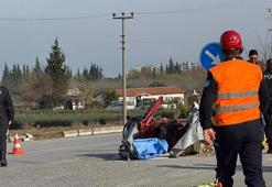 Otomobil elektrikli bisiklete çarptı; 1 ölü