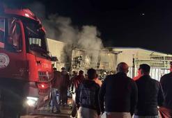 Geri dönüşüm deposunda yangın