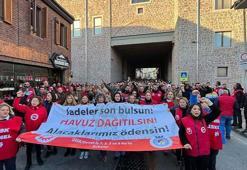 İzmir'de belediye işçilerinin eylemi 4'üncü gününde