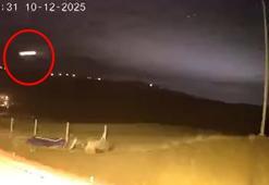 Elazığ’da gökyüzündeki parlak ışık kamerada