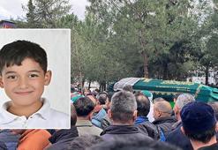 Minibüsün çarptığı 10 yaşındaki Miraç toprağa verildİ