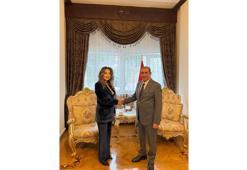 ULUSKON Başkanı Atasoy ile Irak Büyükelçisi Majed Al-Lachmawi bir araya geldi