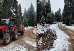 Bartın'ın yüksek kesimlerine ilk kar düştü