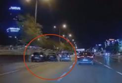 Kadıköy'de makas atan sürücünün sebep olduğu kaza kamerada