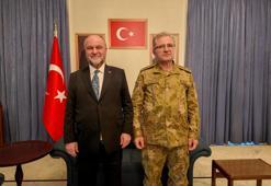 Kara Kuvvetleri Komutanı Orgeneral Tokel, Şam Büyükelçisi Köroğlu’nu ziyaret etti