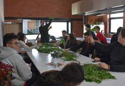 Liseliler, gıda krizine karşı yenilebilir otları tanıyor