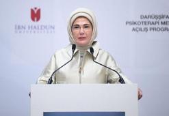 Emine Erdoğan, İHÜ İPAM Darüşşifa Psikoterapi Merkezi'nin açılışına katıldı