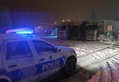 Ilgar Geçidi kar nedeniyle kapandı, araçlar yolda kaldı