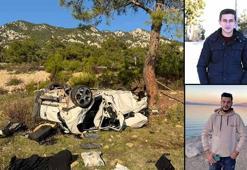 Yoldan çıkan otomobil takla attı; 2 ölü, 2 yaralı