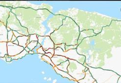 İstanbul'da trafik yoğunluğu