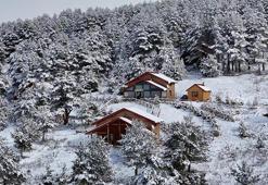 Dumanlı Tabiat Parkı'nda kış manzarası