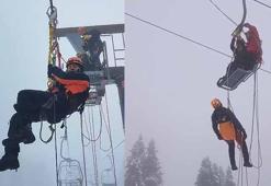 Uludağ’da gerçeğini aratmayan ‘kurtarma’ tatbikatı