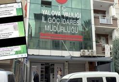 Görevden uzaklaştırılan Yalova İl Göç İdaresi Müdürünün 'usulsüz mülakat' mesajları ortaya çıktı