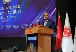 'Türk Diline Hizmet Ödülleri' sahiplerini buldu