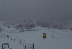 Samsun'un yüksek kesimlerinde kar etkili oldu