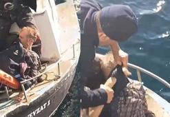 Feribottan atlayan kişi kurtarıldı