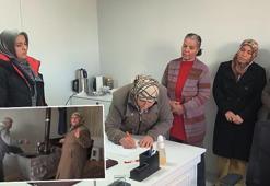 Kadın muhtardan doğal gaz için imza kampanyası